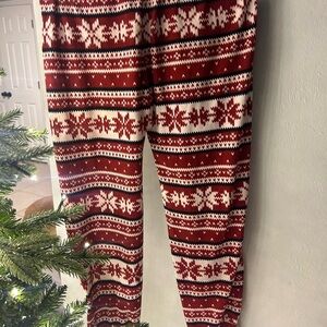 Abercrombie Kids Red and White Patterned Sleepwear